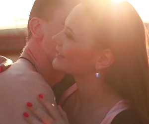 Porno valentine - rooftoop romantikk og romantisk hardfucking